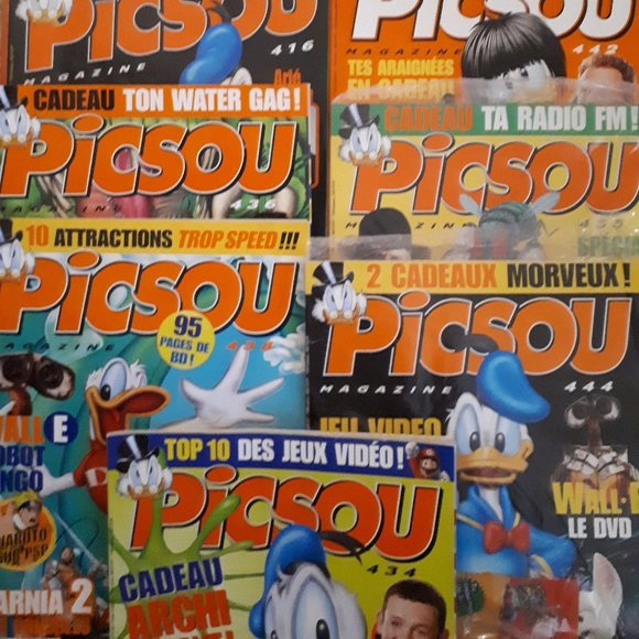 Disney Picsou Magazine N° 404, 416, 434, 435, 436 438 440 442 444- 9 Magazines - Picture 2 of 4